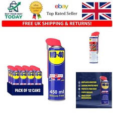 450ml x12 WD-40 Spray - Trusted 5-in-1 Lubricant for Home & Workshop Maintenance 22.59 per litre