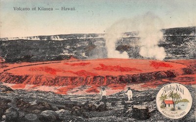 POSTKARTE HAWAII KILAUEA VOLCANO