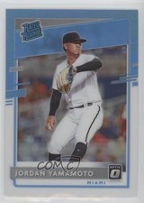 2020 Panini Donruss Optic Retail Carolina Blue & White Prizm Jordan Yamamoto c2a