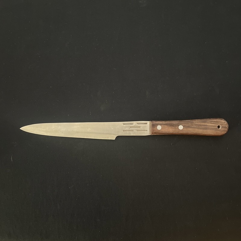 Vintage~Vernco~ patio knife with Rosewood Handle Stainless~Japan