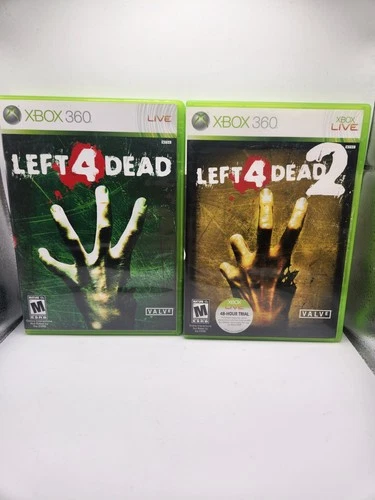 Left 4 Dead 1 & 2  Microsoft Xbox 360 - Cib Tested Polished Read Description