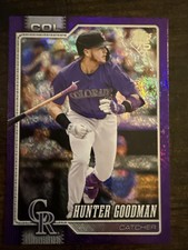 2026 TOPPS SERIES 1 Hunter Goodman Purple Foil Color Match #274 /250