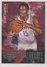 2014-15 Panini Court Kings Remarkable Rookies Clint Capela #38 RC 06e0