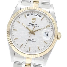 TUDOR Prince Date Day 76213 Silver Dial Automatic Men's Watch_901180