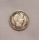 1914 D  U.S. BARBER 90% SILVER DIME 10C Tough Date Full Liberty