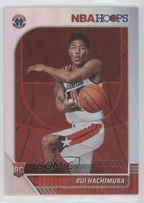 2019-20 Panini NBA Hoops Silver /199 Rui Hachimura #206 Rookie RC uk2