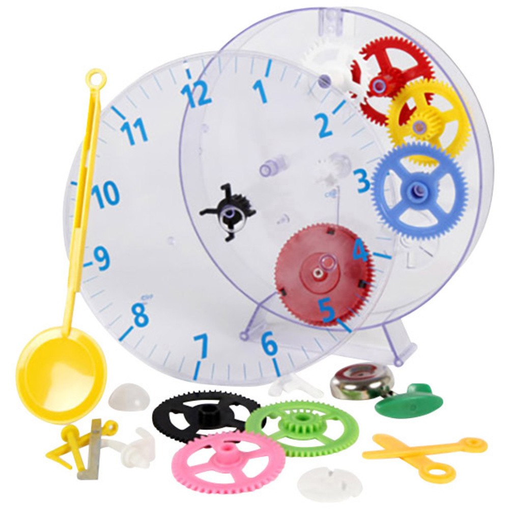 Techno Line Model kids clock Mechanisch Wanduhr Lernbausatz 20 cm x 3.5 cm Tr...