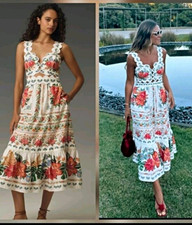 Small Farm Rio Bloom Garden Mididress
