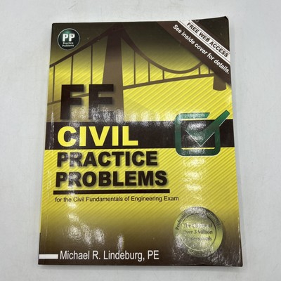 FE Civil Practice Problems by Michael R. Lindeburg (2014, Trade Paperback)