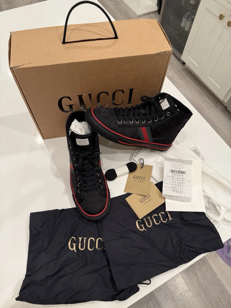Las mejores ofertas en Gucci Off the Grid Tennis 1977 Black GG | eBay