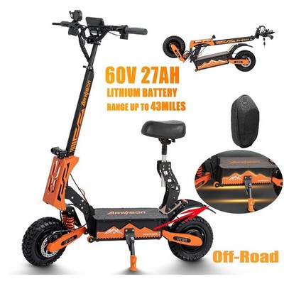 ARWIBON 5600W Dual Motor 46MPH Electric Scooter For Adults eScoote