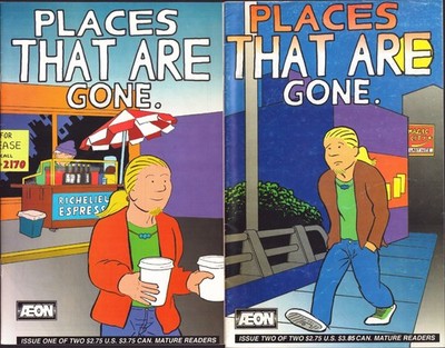 Places That Are Gone 1990s Seattle comic book Mark Campos scarce AEON comics lot