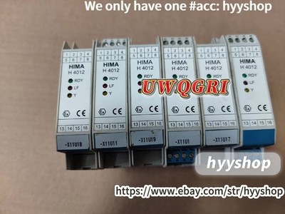 1PCS Used HIMA H 4012 EX5 99 07 19183 029 X /hyy