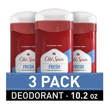 Old Spice Aluminum Free Deodorant Fresh Scent 3.4 oz Pack of 3