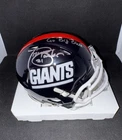 TIKI BARBER signed auto NEW YORK GIANTS SPEED Mini Football Helmet w/COA BECKETT