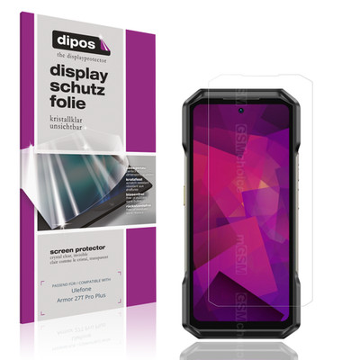 4x Schutzfolie klar für Ulefone Armor 27T Pro Plus Displayschutzfolie Folie