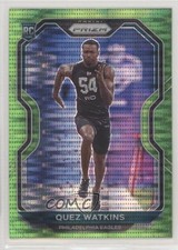 2020 Panini Prizm Rookie Neon Green Pulsar Prizm Quez Watkins #344 k2t