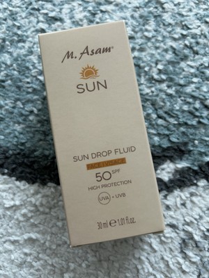 M. Asam SUN Drop Fluid LSF 50 Sonnenschutzserum mit Aloe Vera & Hyaluron, 30 ml