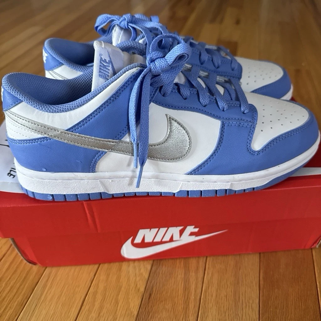 Nike Dunk High Metallic Silver W for sale | eBay