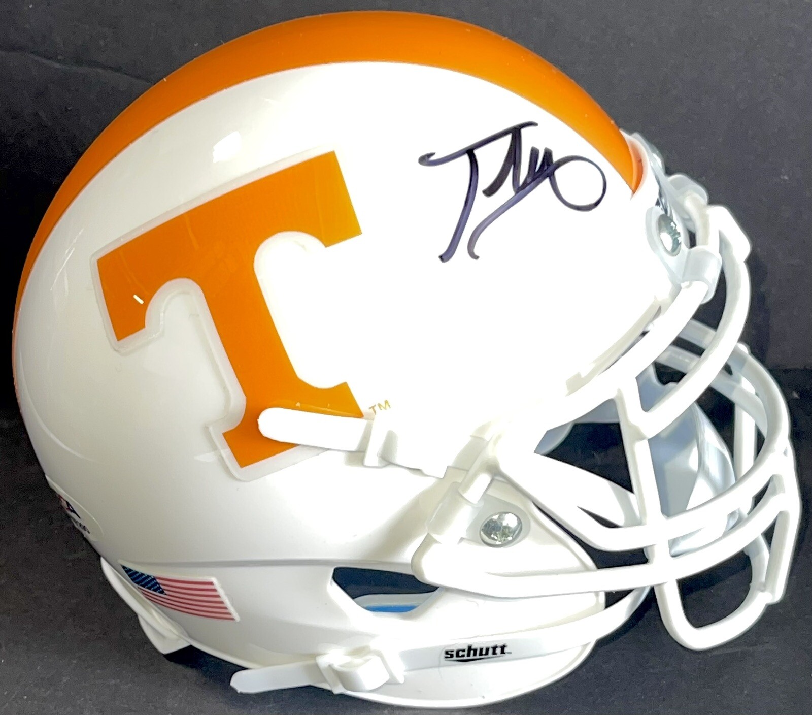 Tee Martin Autographed Signed Tennessee Volunteers Mini Helmet PSA/DNA 
