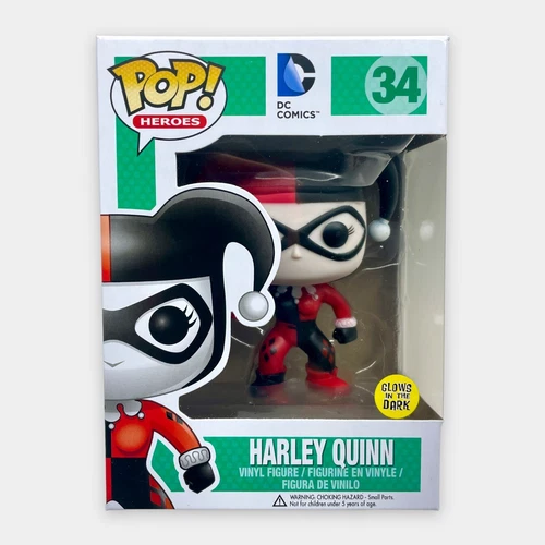 Funko Pop! DC Comics #34 Harley Quinn GITD Batman Glow in the Dark Brand New