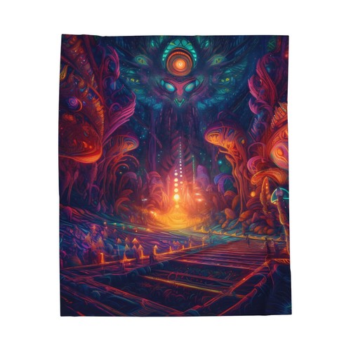 DMT Trip Blanket Trippy Throw Blanket - Picture 11 of 17