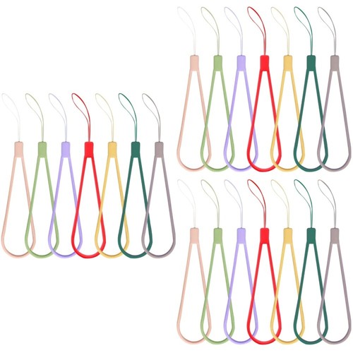 Set of 3 Lonse En Silicone Tressée Cordes Suspendues Pour Téléphone Portable - Zdjęcie 2 z 12