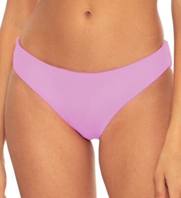 NWT Becca by Rebecca Virtue Fine Line Rib Adela Hipster Bottoms Orchid Size L