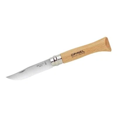 Opinel 6er / 8er Rostfrei Taschenmesser Klappmesser Buche mit/ohne Etui Holster