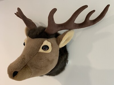fake stuffed moose head