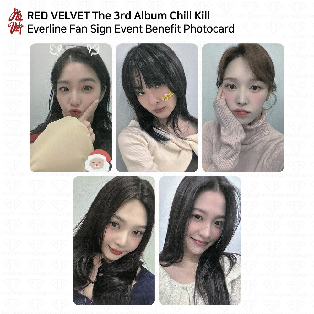 Red Velvet The 3rd Album Chill Kill Everline Fan Sign Event Red Velvet The 3rd Album Chill Kill Everline Fan Sign Event