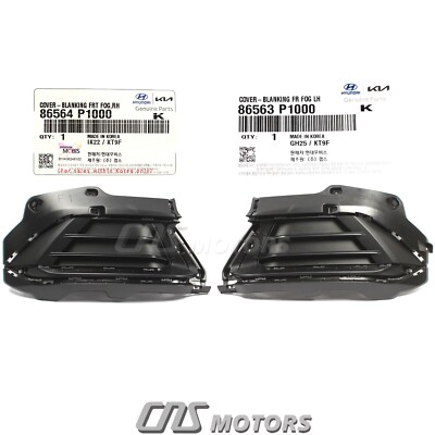 3グリップラバープレート 120kg ⭐GENUINE⭐ Front Bumper Blanking Covers LH & RH for 2023