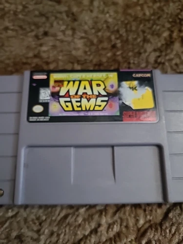 Marvel Super Heroes In War of The Gems Authentic Super Nintendo SNES Tested