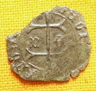 Medieval Hungarian Kingdom Coin - Corvin Mathias Bronze Denar 1458-1490.