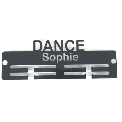 "Dancing" Personalised or Plain Medal Hangers - Various Colours Available - Picture 2 of 12