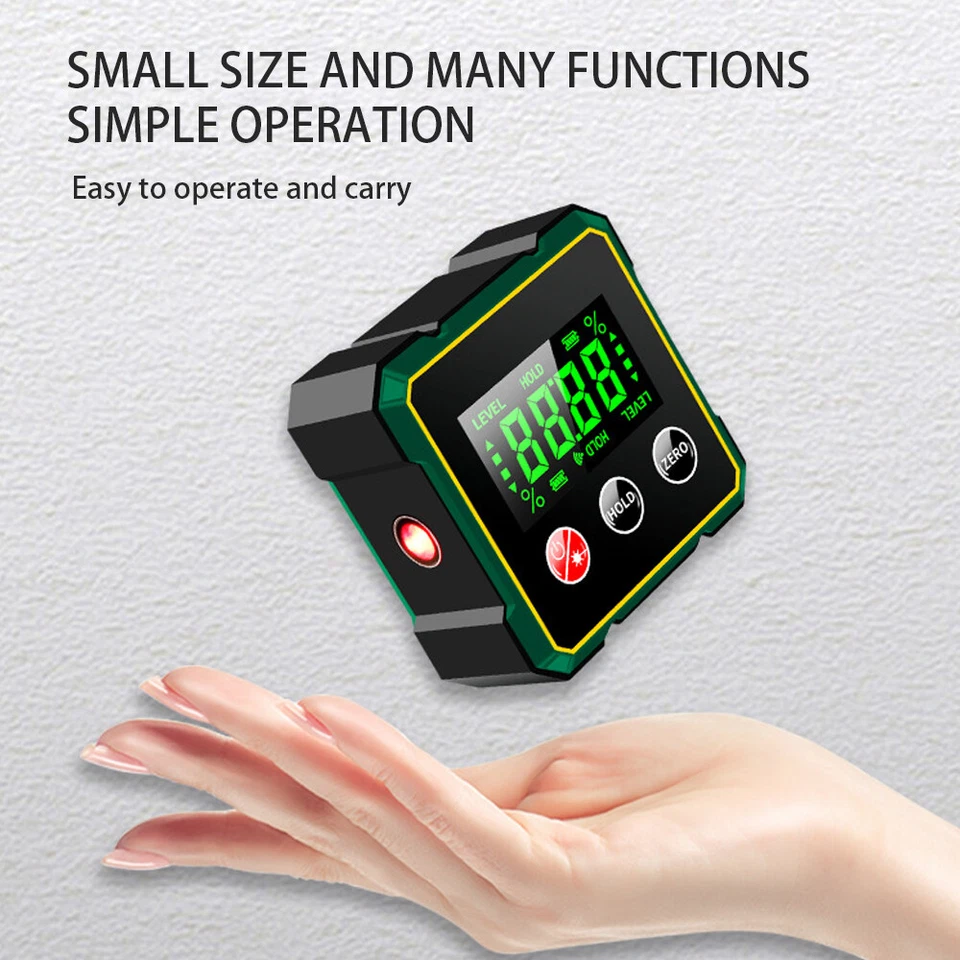 Digital Angle Finder with Electronic Laser - 4-side Strong Magnetic Angle Gauge - Image 3 of 4