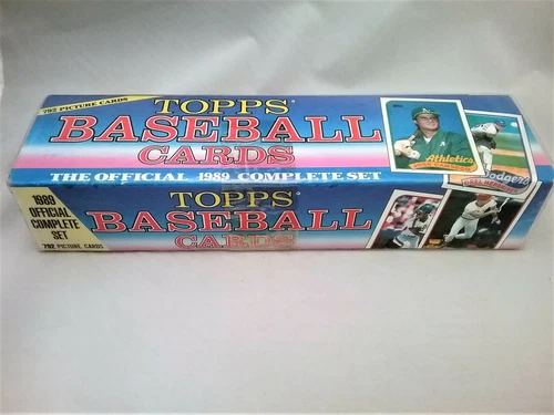 1989 Topps Baseball Blue Factory Set Sealed