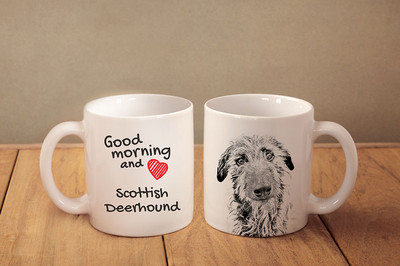 Deerhound - Keramik Becher Subli Dog DE