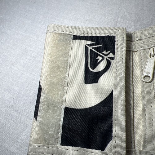 Cartera Cartera Cartera Surf Wear Negra Y Crema Triple 12cm X 9.5cm - Imagen 5 de 12