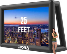Inflatable Movie Screen Outdoor Projector Screen for outside 25Ft, Large Blow up