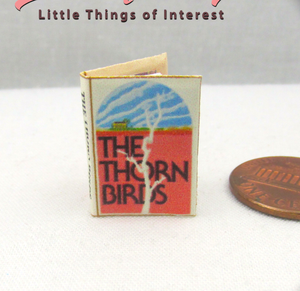 Miniature dollhouse 1//12 scale 1/" Medical Book Gray/'s Anatomy Textbook Blue 2