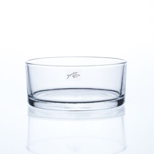 Glasschale, Dekoschale AUTOMATIC D. 19cm  H. 8cm rund klar Glas Sandra Rich - Bild 1 von 2