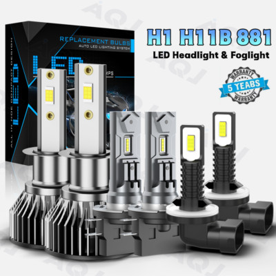 For KIA Borrego 2009- 2011 6x LED Headlight Kit High&Low Beam Fog Light Bulbs