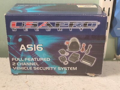 ACCELE AS16 Car Security Alarm System Dual Zone Shock Sensor Lock/Unlock 2-Keys