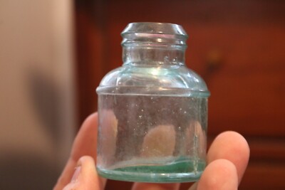 Antique Blue Round, CARTER''S, Ink Well, Item # A - 1201