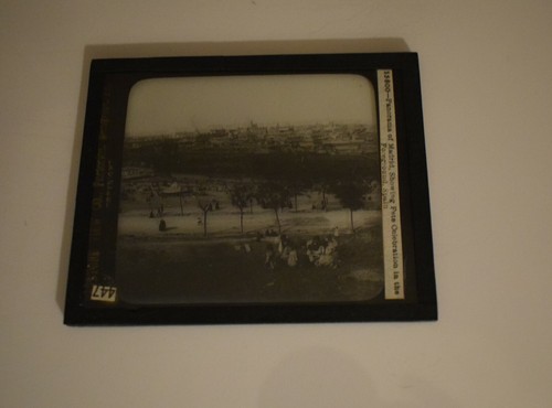 INTERESTING Magic Lantern Slide PANORAMA OF MADRID C1910 PHOTO SPAIN - Picture 2 of 2