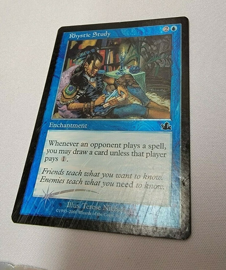 Rhystic Study FOIL - Prophecy MTG Magic the Gathering *CCGHouse