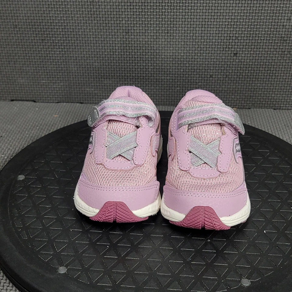 Saucony Ride 10 Jr Zapatos Niños Pequeños Talla 6 Rosa Blanco Gancho y Lazo Tenis Foto 2 de 4