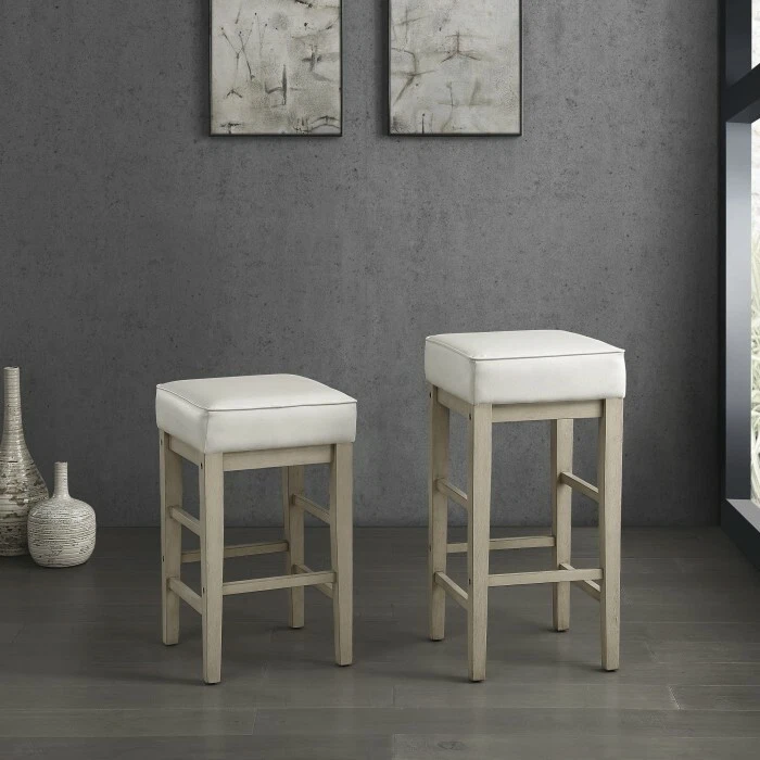 ELLENDALE COUNTER HEIGHT STOOL (SET OF 2), 26" SH & 30" SH - Image 3 of 4