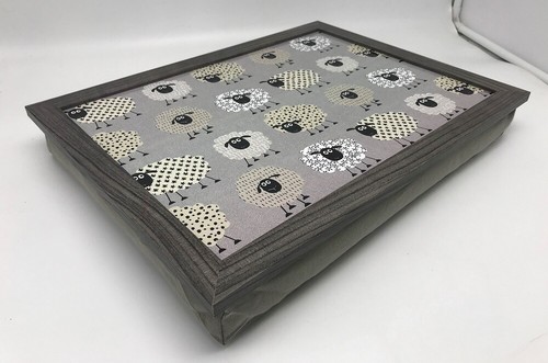 TV Dinner Bean Bag Lap Tray Stable Table MultipleDesign - Picture 9 of 29